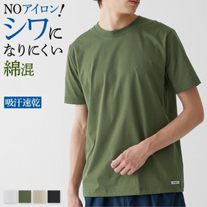COOLMAGIC　（クールマジック）/紳士　クルーネックTｼｬﾂ　しわになりにくい