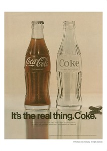 コカ･コーラ A3ポスター（Real Things）アメリカン雑貨