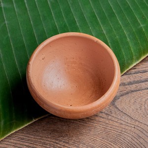 パリップボウル スリランカ伝統の素焼き食器 テラコッタ製  直径10.5cm程度