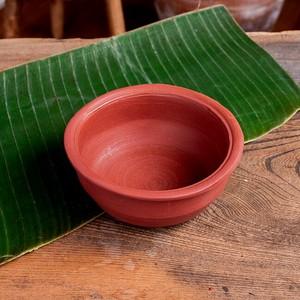 ワラン - スリランカ伝統の素焼き鍋 walang テラコッタ製 直径17.5cm程度