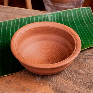 ワラン - スリランカ伝統の素焼き鍋 walang テラコッタ製 直径22cm程度