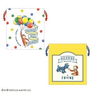 【Curious　George】巾着