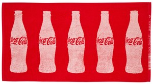 コカ･コーラ 毛違いジャカード　レジャータオル(ボトル)　アメリカン雑貨