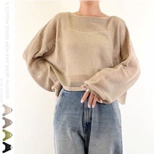 Sweater/Knitwear Pullover Mesh Knit 【2024NEW】
