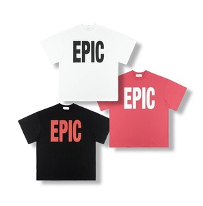 【2024春夏新作】EPICロゴプリントオーバーサイズTシャツ<ユニセックス>