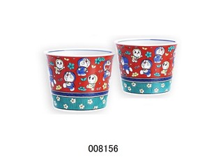 Kutani ware Side Dish Bowl Doraemon Japanese Buckwheat Chops Made in Japan