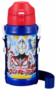 【ウルトラヒーローズ】　ダイレクトステンレスボトル　水筒 600mL　保冷　ウルトラマン