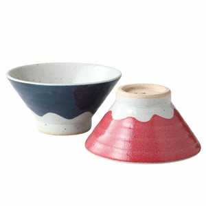 Mino ware Rice Bowl Gift Mt.Fuji Made in Japan