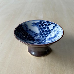 大餐盘/中餐盘 有田烧 小碗 蓝色 日式餐具 日本制造