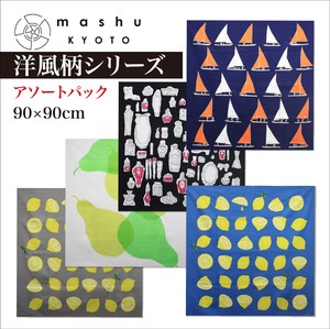 FUROSHIKI【風呂敷／ふろしき】洋風柄シリーズ　アソートパック　90サイズ