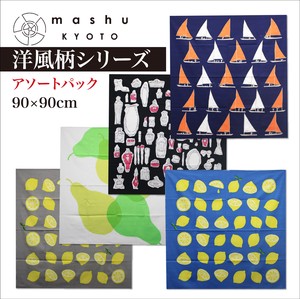 FUROSHIKI【風呂敷／ふろしき】洋風柄シリーズ　アソートパック　90サイズ