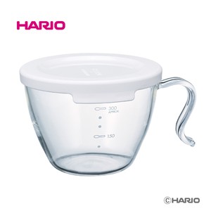 『HARIO』ガラスのレンジスープカップ XSCS-1-W（ハリオ）