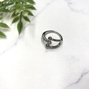 Rhinestone Ring sliver Bijoux Rings