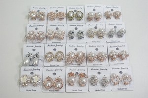 Clip-On Earrings Earrings Set of 20