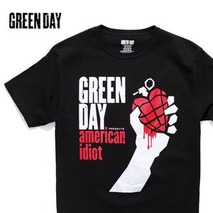 グリーン・デイ【GREEN DAY】American Idiot ロックT Tシャツ 半袖 ロックバンド パンク メンズ レディース
