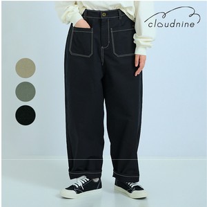 8.3OZコットンツイル 10分丈テーパードパンツ