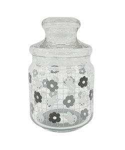Storage Jar/Bag Miffy marimo craft Monochrome Small Case