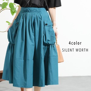 Skirt Pocket Shirring 【2024NEW】