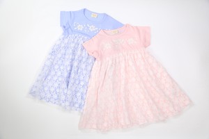 Kids' Casual Dress Tulle Floral Pattern One-piece Dress