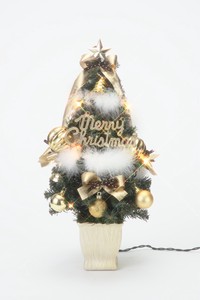 クリスマス　45cmプレミアム陶器ポットツリー