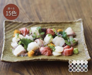 美浓烧 大餐盘/中餐盘 枯山水 日式餐具 日本制造