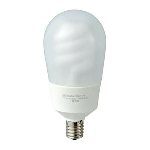 ELPA　電球形蛍光ランプ60W　E17　昼光色　EFA15ED/11-E17-A161