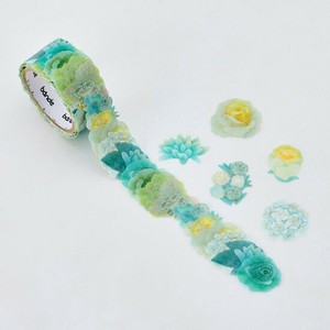bande Washi Tape Green Masking Roll Sticker