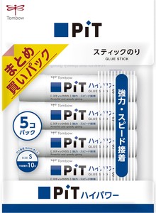 スティックのり　ピットハイパワーS　5Pパック