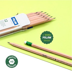MILAN グラフィック 鉛筆 HB 【12本セット】 （スペイン・輸入・文房具・文具）
