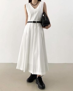 Casual Dress Tuck Pleat One-piece Dress 2024 Spring/Summer