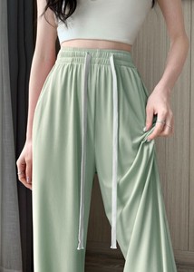 カジュアルパンツ 九分丈 ストレートパンツ 無地 ゆったり 快適 レディース ファッション  BQ4101