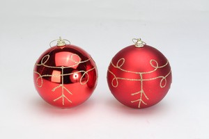 Store Material for Christmas Assortment Christmas Ornaments 2-pcs 100mm