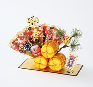 お正月【受注生産品】Japanese traditional New Year style for 2025 金俵飾り