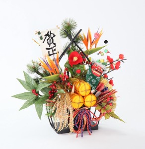 お正月【受注生産品】Japanese traditional New Year style for 2025 アイアンモダン飾り