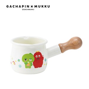 Enamel Pot Gachapin Mukku 550ml