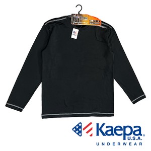 【Kaepa】長袖丸首シャツ