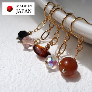 Pierced Earrings Titanium Post Earrings Made in Japan