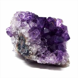 濃紫 天然石 ウルグアイ産 アメジスト クラスター 原石 置物 《SION 天然石 パワーストーン》