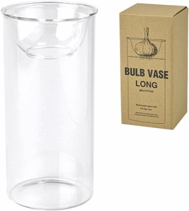 即納あり　水栽培ガラスベース 花瓶 BULB VASE バルブベース クリア ロング