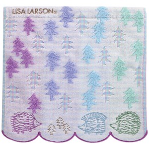 【北欧雑貨 リサラーソン】LISA LARSON はりねずみの森 ミニタオル