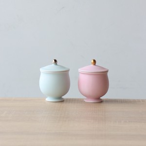 蓋付 小鉢 デザートカップ ボンボニエール ブラスト ブルー ピンク [日本製/有田焼/洋食器]