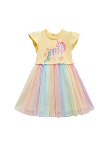 Kids' Casual Dress Design Rainbow