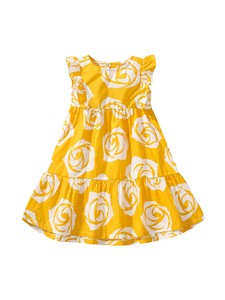 Kids' Casual Dress Sleeveless Switching 90cm ~ 130cm