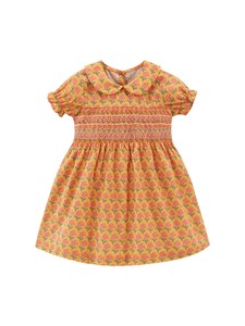 Kids' Casual Dress High-Waisted Switching