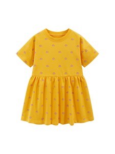 Kids' Casual Dress Switching Short-Sleeve 90cm ~ 130cm