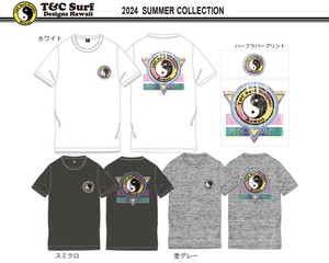 【2024新作】T＆C  Surf（メンズ）　陰陽プリントTシャツ
