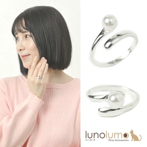 Ring Pearl sliver Rings Presents Casual Ladies'