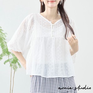 T-shirt Lace Sheer L 【2024NEW】