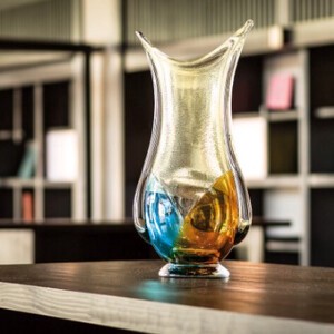 花瓶/花架 ADERIA 津轻玻璃 日本制造