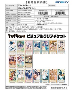 【6月24日締切】ハイキュービジュアルクリアチケット （KO）